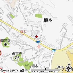 神奈川県鎌倉市植木359周辺の地図