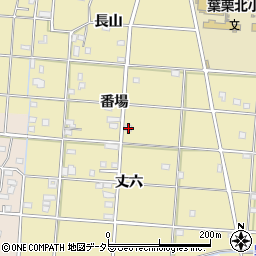 愛知県一宮市光明寺番場95周辺の地図