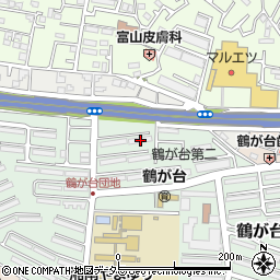 神奈川県茅ヶ崎市鶴が台9-6周辺の地図