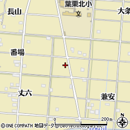 愛知県一宮市光明寺番場117周辺の地図