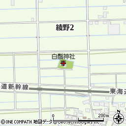 白鬚神社周辺の地図