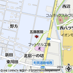 五藤医院周辺の地図