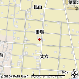 愛知県一宮市光明寺番場87周辺の地図