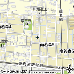 フレグランスカワセ１周辺の地図