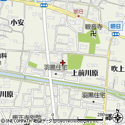 愛知県犬山市羽黒上前川原27-6周辺の地図