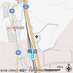 京都府綾部市上杉町石子周辺の地図