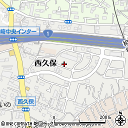 神奈川県茅ヶ崎市西久保972周辺の地図