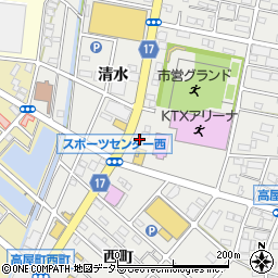 愛知県江南市高屋町清水113周辺の地図