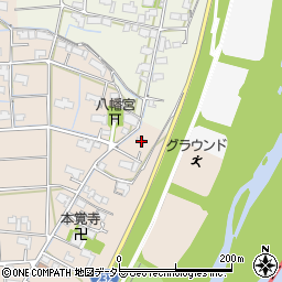 岐阜県大垣市直江町2周辺の地図