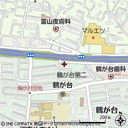 神奈川県茅ヶ崎市鶴が台9-17周辺の地図