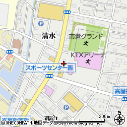愛知県江南市高屋町清水112周辺の地図