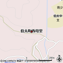 島根県安来市伯太町西母里周辺の地図