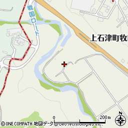 岐阜県大垣市上石津町牧田709周辺の地図