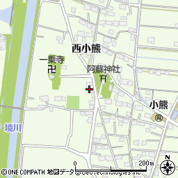 岐阜県羽島市小熊町西小熊4289周辺の地図