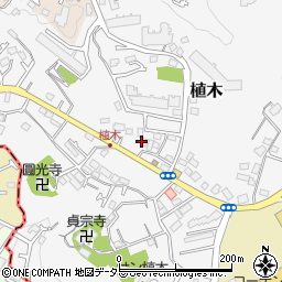 神奈川県鎌倉市植木396-4周辺の地図