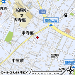 愛知県丹羽郡扶桑町柏森中屋敷171周辺の地図
