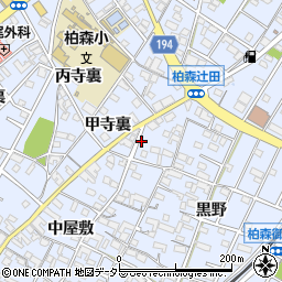 愛知県丹羽郡扶桑町柏森中屋敷171-2周辺の地図