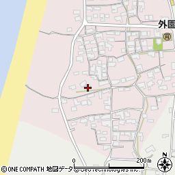 島根県出雲市外園町141周辺の地図