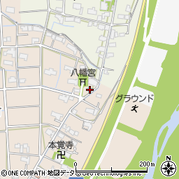 岐阜県大垣市直江町8周辺の地図