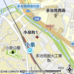 株式会社トーヨータイヤジャパン　多治見営業所周辺の地図