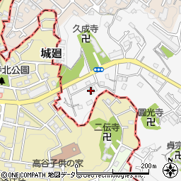 ベルピア鎌倉１周辺の地図