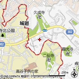 神奈川県鎌倉市植木501-64周辺の地図
