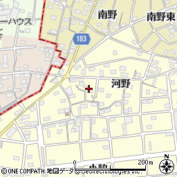 耕和住宅周辺の地図