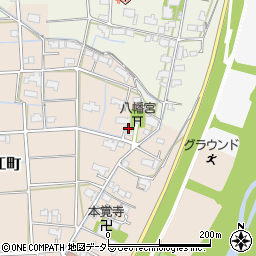 岐阜県大垣市直江町13周辺の地図