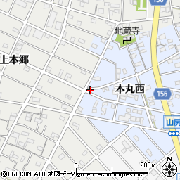 愛知県江南市山尻町本丸西68周辺の地図