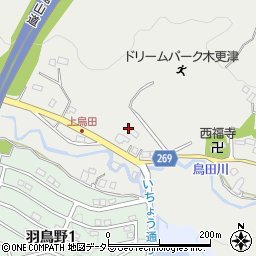 千葉県木更津市上烏田90周辺の地図