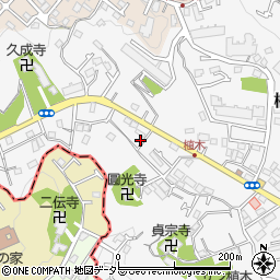 神奈川県鎌倉市植木529-3周辺の地図