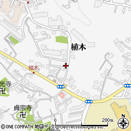 神奈川県鎌倉市植木362-7周辺の地図