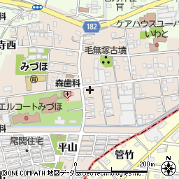 愛知県一宮市浅井町尾関同者166-4周辺の地図