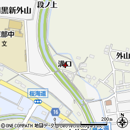 愛知県犬山市羽黒溝口周辺の地図