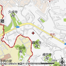 神奈川県鎌倉市植木546-1周辺の地図
