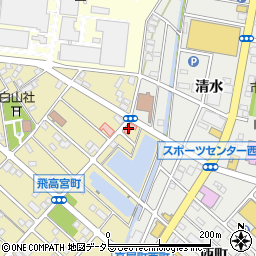 愛知県江南市飛高町宮町163周辺の地図