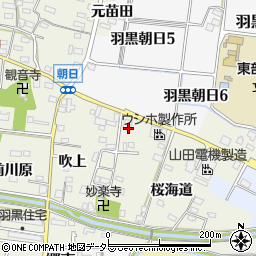 愛知県犬山市羽黒桜海道36周辺の地図