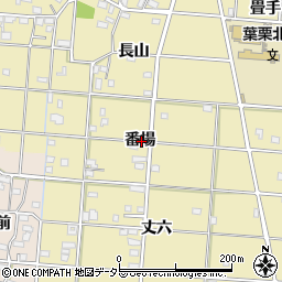 愛知県一宮市光明寺番場周辺の地図