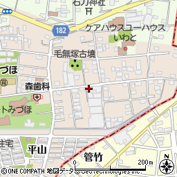 愛知県一宮市浅井町尾関同者168周辺の地図