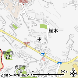 神奈川県鎌倉市植木392-8周辺の地図