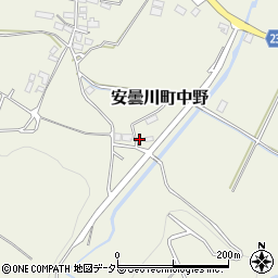 滋賀県高島市安曇川町中野44周辺の地図