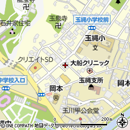 神奈川新聞　細川新聞店周辺の地図
