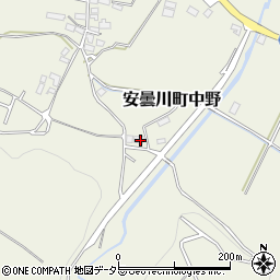滋賀県高島市安曇川町中野261周辺の地図