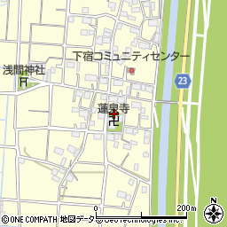 岐阜県大垣市墨俣町下宿210-2周辺の地図