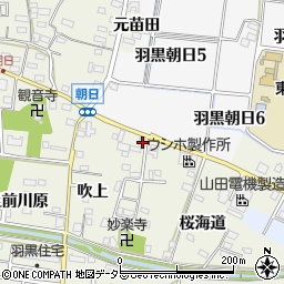 愛知県犬山市羽黒桜海道5-6周辺の地図