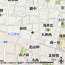 愛知県一宮市浅井町大野前田50周辺の地図