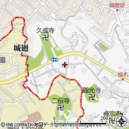 神奈川県鎌倉市植木501-43周辺の地図