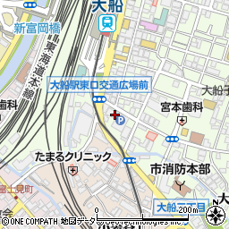 臨海セミナー　大学受験科東大大船校周辺の地図