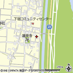 岐阜県大垣市墨俣町下宿173周辺の地図