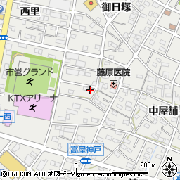 愛知県江南市高屋町清水125周辺の地図